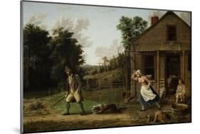 Rip Van Winkle Chased from Home by Dame Van Winkle, 1880-Albertus D.O Browere-Mounted Giclee Print