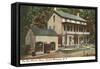 Rip Van Winkle House, Catskills, New York-null-Framed Stretched Canvas