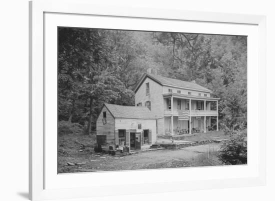 Rip Van Winkle House, Sleepy Hollow, Catskill Mountains, N.Y.-null-Framed Art Print