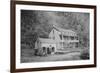 Rip Van Winkle House, Sleepy Hollow, Catskill Mountains, N.Y.-null-Framed Art Print