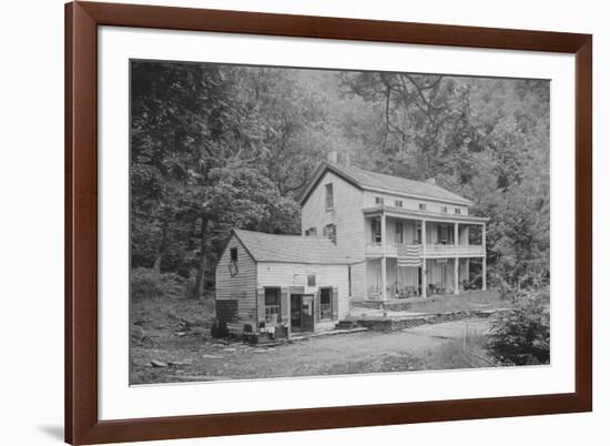 Rip Van Winkle House, Sleepy Hollow, Catskill Mountains, N.Y.-null-Framed Art Print