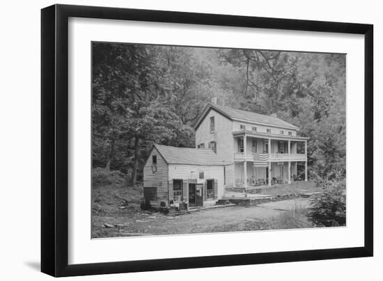 Rip Van Winkle House, Sleepy Hollow, Catskill Mountains, N.Y.-null-Framed Art Print