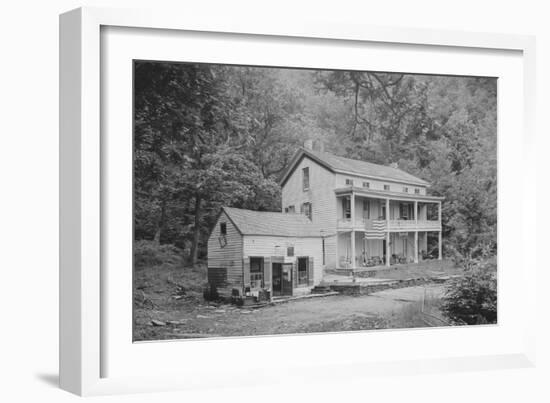 Rip Van Winkle House, Sleepy Hollow, Catskill Mountains, N.Y.-null-Framed Art Print