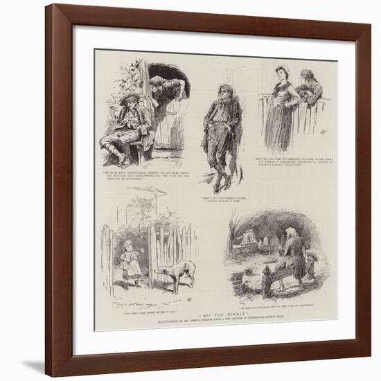 Rip Van Winkle-Edwin Buckman-Framed Giclee Print