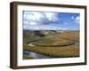 Riparian Area Near Hayden Valley, Yellowstone National Park, Wyoming, USA-Diane Johnson-Framed Photographic Print