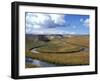 Riparian Area Near Hayden Valley, Yellowstone National Park, Wyoming, USA-Diane Johnson-Framed Photographic Print