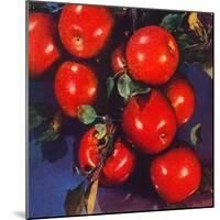 "Ripe Red Apples,"October 1, 1947-Jon Fujita-Mounted Giclee Print