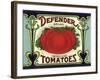 Ripe Tomato Label-null-Framed Giclee Print