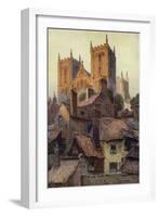 Ripon and its Minster-Ernest W Haslehust-Framed Art Print