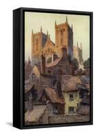 Ripon and its Minster-Ernest W Haslehust-Framed Stretched Canvas
