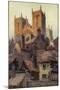 Ripon and its Minster-Ernest W Haslehust-Mounted Art Print