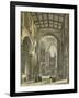 Ripon Cathedral, View of the Nave-null-Framed Giclee Print