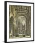 Ripon Cathedral, View of the Nave-null-Framed Giclee Print