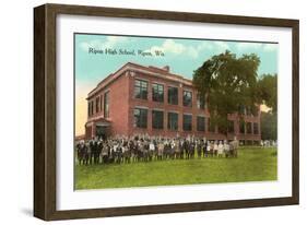 Ripon High School and Students-null-Framed Art Print