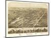 Ripon, Wisconsin - Panoramic Map-Lantern Press-Mounted Art Print