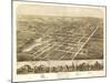 Ripon, Wisconsin - Panoramic Map-Lantern Press-Mounted Art Print