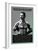 Ripple-Flex Weight Training-null-Framed Art Print