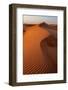 Rippled dunes in the Wahiba Sands at sunset. Wahiba Sands, Arabian Peninsula, Oman.-Sergio Pitamitz-Framed Photographic Print