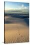 Rippled Gypsum, Sand Dunes in the White Sands National Monument, New Mexico, USA-Michael Runkel-Stretched Canvas