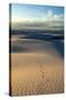 Rippled Gypsum, Sand Dunes in the White Sands National Monument, New Mexico, USA-Michael Runkel-Stretched Canvas