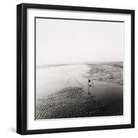 Ripples and Wire, West Sands, St Andrews, East Neuk Of Fife-null-Framed Giclee Print