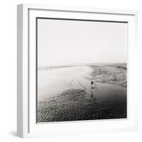 Ripples and Wire, West Sands, St Andrews, East Neuk Of Fife-null-Framed Giclee Print
