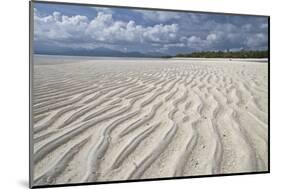 Ripples in sand, inter-tidal sands on coast, Palawan Island, Philippines-Nicholas & Sherry Lu Aldridge-Mounted Photographic Print