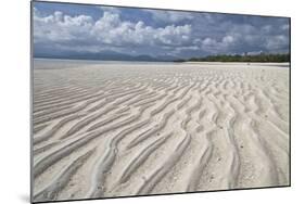 Ripples in sand, inter-tidal sands on coast, Palawan Island, Philippines-Nicholas & Sherry Lu Aldridge-Mounted Photographic Print