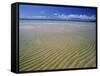 Ripples in the Sand on Chaweng Beach, Koh Samui, Thailand, Asia-Robert Francis-Framed Stretched Canvas