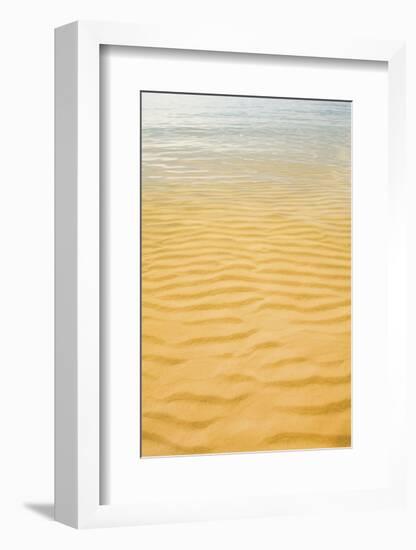 Ripples in the Sand-Michael Hudson-Framed Art Print