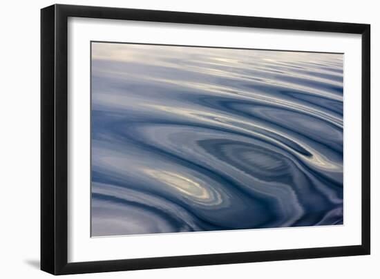 Ripples pattern, Bering Sea, Russia Far East-Keren Su-Framed Photographic Print