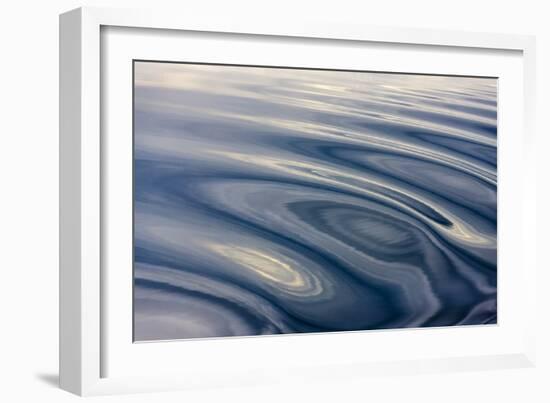 Ripples pattern, Bering Sea, Russia Far East-Keren Su-Framed Photographic Print