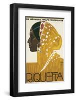 Riquetta Schkolade-Ludwig Hohlwein-Framed Premium Giclee Print