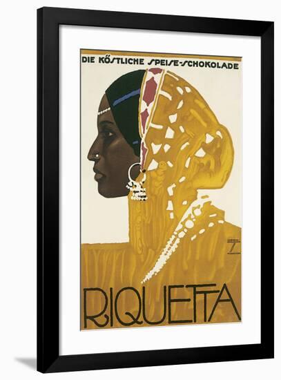 Riquetta Schkolade-Ludwig Hohlwein-Framed Premium Giclee Print