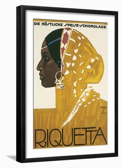 Riquetta Schkolade-Ludwig Hohlwein-Framed Art Print