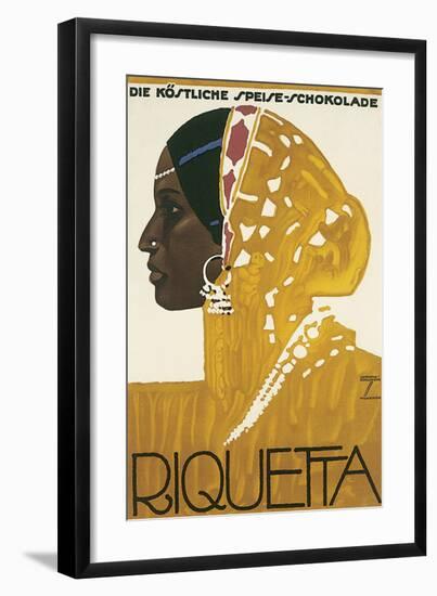 Riquetta Schkolade-Ludwig Hohlwein-Framed Art Print