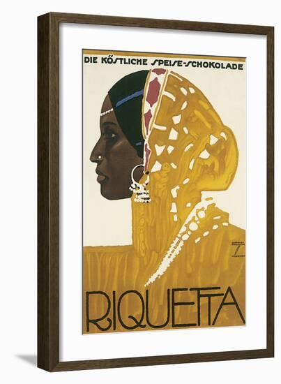 Riquetta Schkolade-Ludwig Hohlwein-Framed Art Print