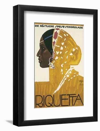 Riquetta Schkolade-Ludwig Hohlwein-Framed Art Print