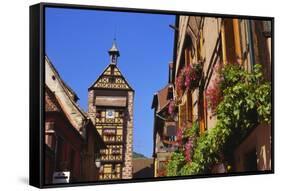 Riquewihr, Alsace, France, Europe-John Miller-Framed Stretched Canvas