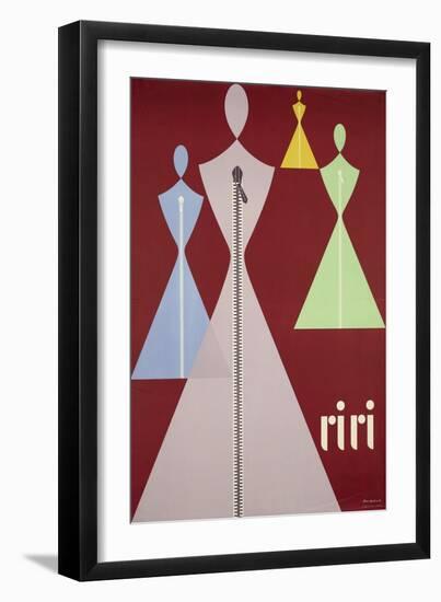 Riri-Vintage Apple Collection-Framed Giclee Print