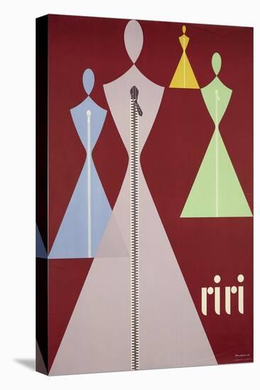Riri-Vintage Apple Collection-Stretched Canvas