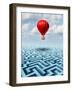 Rise Above-digitalista-Framed Art Print