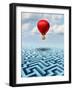 Rise Above-digitalista-Framed Art Print