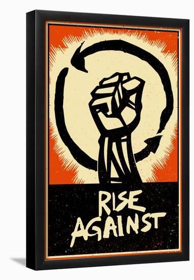Rise Against - Poster Fist-null-Framed Poster