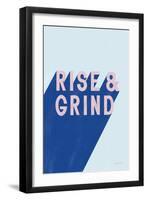 Rise and Grind-Becky Thorns-Framed Art Print