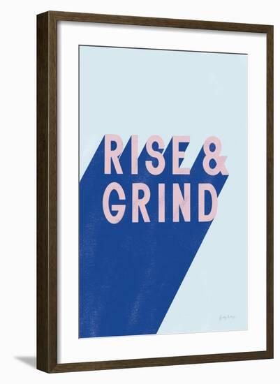 Rise and Grind-Becky Thorns-Framed Art Print