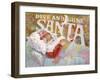 Rise and Shine Santa-Hal Frenck-Framed Giclee Print