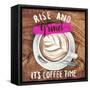 Rise & Grind II-null-Framed Stretched Canvas