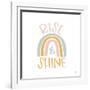 Rise Shine Rainbow-Gigi Louise-Framed Art Print