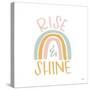 Rise Shine Rainbow-Gigi Louise-Stretched Canvas